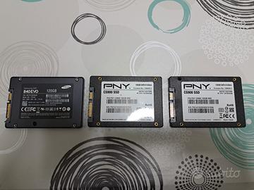 n. 3 Ssd da 120 gb