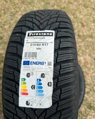 Gomme nuove da neve FIRESTONE WINTERHAWK