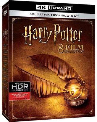 Cofanetto Blu-ray 4K UHD Harry Potter 1-8 film 