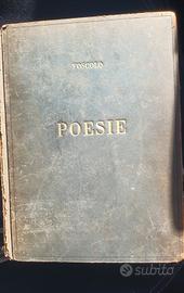 Libro  Le poesie di Ugo Foscolo numerato anno 1927