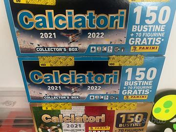 Box vuoti da 150 bustine calciatori panini