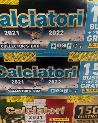 Box vuoti da 150 bustine calciatori panini