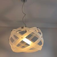 Lampadario a sospensione bianco