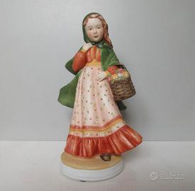 Grande Statuetta Holly Hobbie. Porcellana. H 20cm