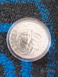 500 lire argento lotta contro il cancro .