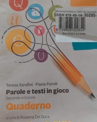 Parole e testi in gioco, 2a ed- ISBN  978880830285