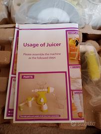 Spremiagrumi manuale verde 2×1