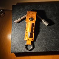 Porta-chiave tripla Cuoio