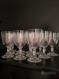 Set 12 calici vintage modello "Langeais"
