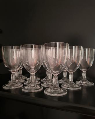 Set 12 calici vintage modello "Langeais"