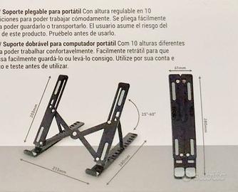 Supporto per Laptop e Tablet regolabile universale