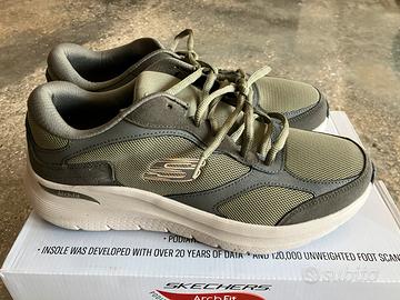 Skechers Arch Fit 2.0 - The Keep Olive da Uomo