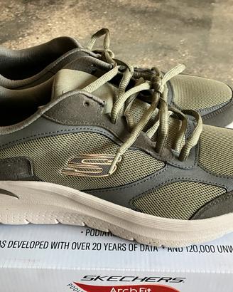 Skechers Arch Fit 2.0 - The Keep Olive da Uomo