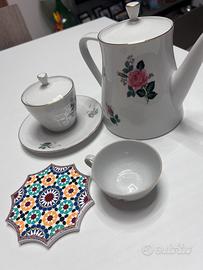 Set da tè vintage in porcellana tedesca