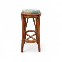 Otto sgabelli in rattan 