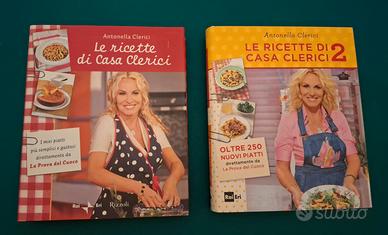LOTTO 2 LIBRI di cucina Le ricette di casa Clerici