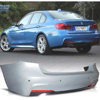 PARAURTI POSTERIORE BMW F30 LOOK M PDC DOPPIO USCI