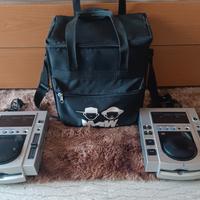 2 lettori CD + borsa x dj 