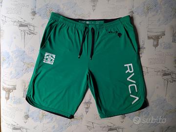 Shorts RVCA BJ Penn VA Sport verde taglia L