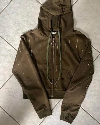 Felpa verde S/M