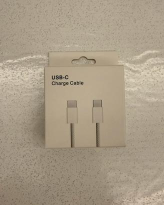 Cavo USB-C a USB-C 1m Intrecciato (60w PD)Nuovo