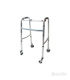 RehaMed - DEAMBULATORE PIEGHEVOLE 4 Ruote
