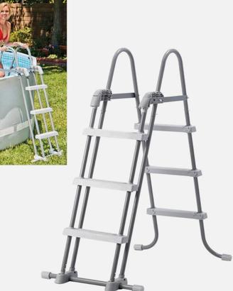 Scala per piscina con gradini rimovibili
