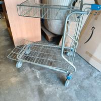 Carrello spesa 4 ruote supermercato capacità