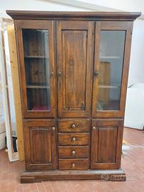 Mobile rustico Credenza/Vetrina arte povera