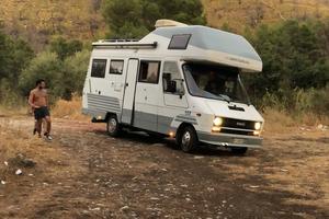 Camper mansardato 7 posti