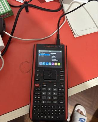 TI-Nspire CX II-T CAS con scatola e cavi