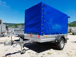 Carrello rimorchio auto centinato