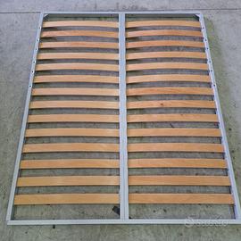 Rete matrimoniale 160x195 cm a doghe, difettata