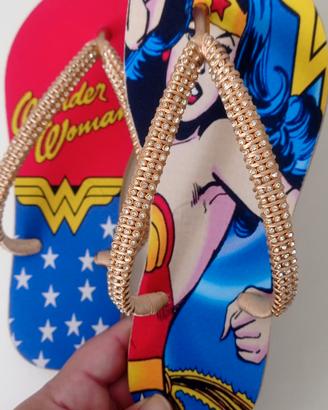 Havaianas Wonder woman decorate, varie taglie
