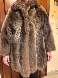 Pelliccia di marmotta anni 80