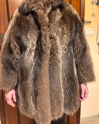 Pelliccia di marmotta anni 80