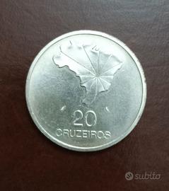 Moneta argento 20 Cruzeiro 18 g.