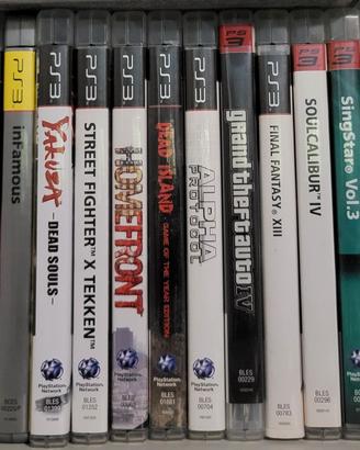 Collezione giochi Playstation 3