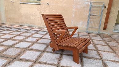 Poltrona/sdraio da giardino