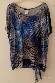 T-shirt donna taglia comoda due modelli