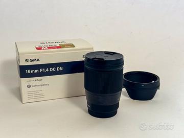 Sigma 16 mm per Fujifilm X-Mount