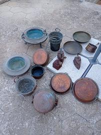 Set 15 oggetti di antiquariato