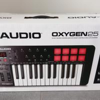 midi controller oxygen 25 m audio