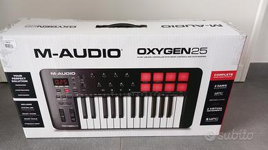 midi controller oxygen 25 m audio