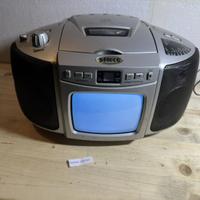 TV vintage Seleco con lettore CD