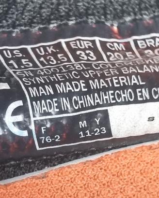 Sneakers bambino blu ne da ginnastica Lights EU 33