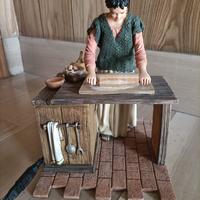 Statua Pastore in movimento Pigini Presepe 30 cm