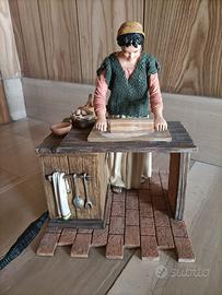 Statua Pastore in movimento Pigini Presepe 30 cm