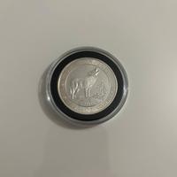 2 dollari Canada lupo in argento