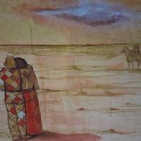 GUGLIELMO MALATO..Tecnica mista su carta